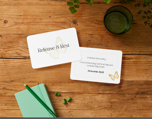 Release & Rest Affirmation Cards (SET OF 60) PRE-ORDER