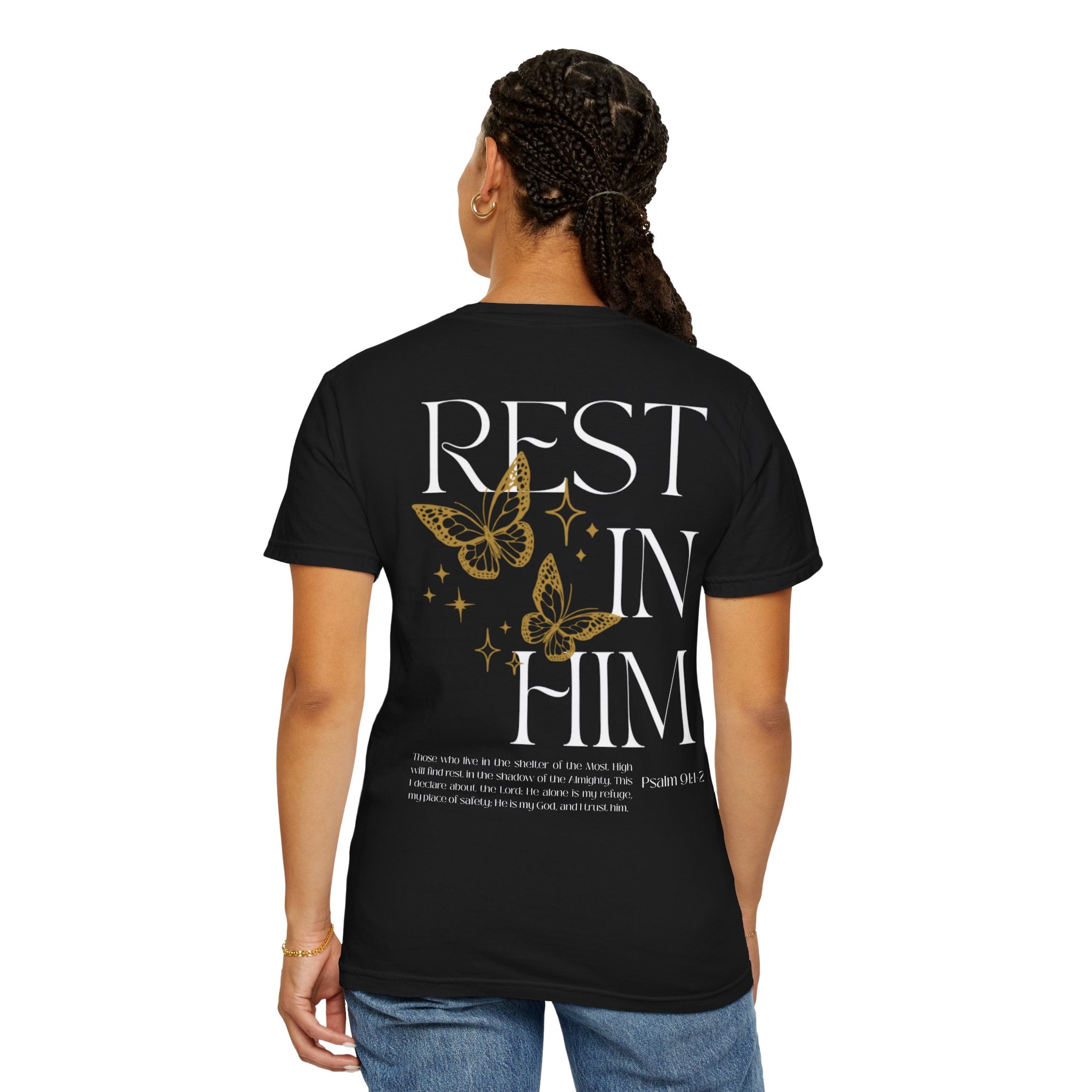 Rest in His Peace – BLACK Unisex Tee | Rest in Him Collection