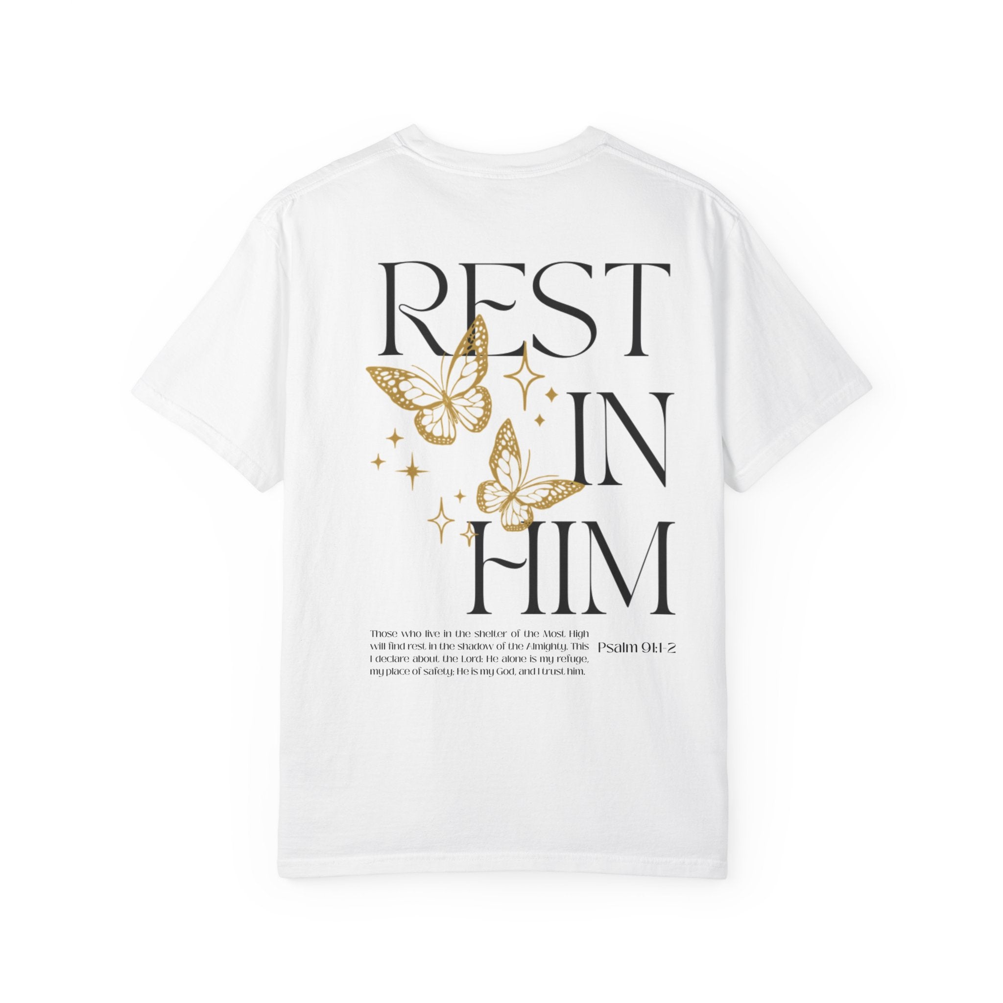 Rest in His Peace – WHITE Unisex Tee | Rest in Him Collection